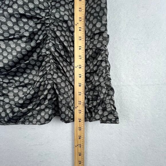 Express Design Studio RETRO Babydoll Y2K Polka Dot Halter V-Neck Size 6 - Picture 11 of 11